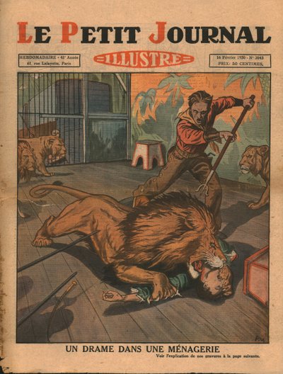 Dramma in una menagerie, 1930 da Unbekannt