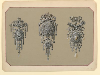 Design per tre spille da Unbekannt