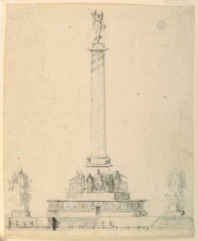 Elevazione di un monumento alla vittoria da Unbekannt
