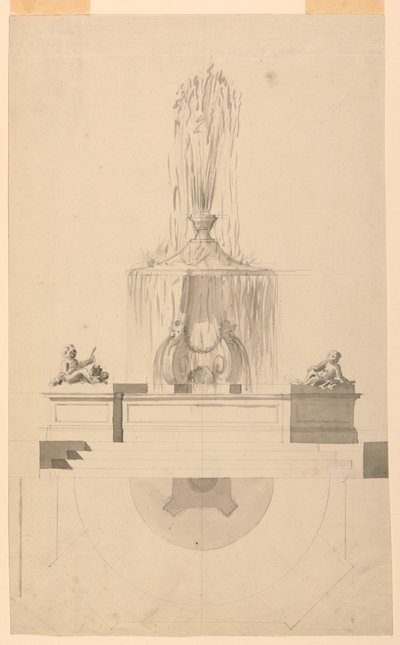 Disegno, Fontana, 1775 da Unbekannt
