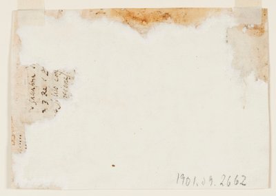 Disegno, Pagina di un taccuino; Apollo e Aurora da Unbekannt