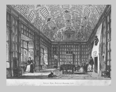 Salotto, Boughton-Malherbe, Kent, metà XIX secolo da Unbekannt