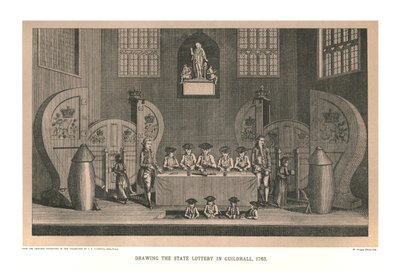 Estrazione della lotteria di Stato, 1763, 1886 da Unbekannt