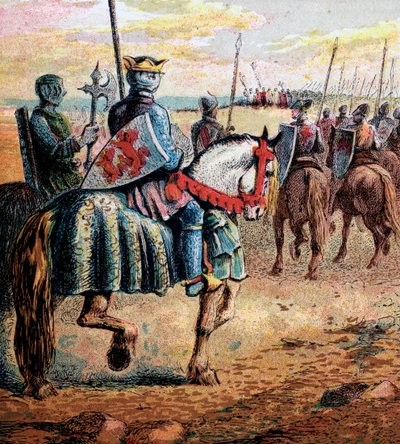 Il duca Roberto va in Palestina, XI secolo, c. 1850 da Unbekannt