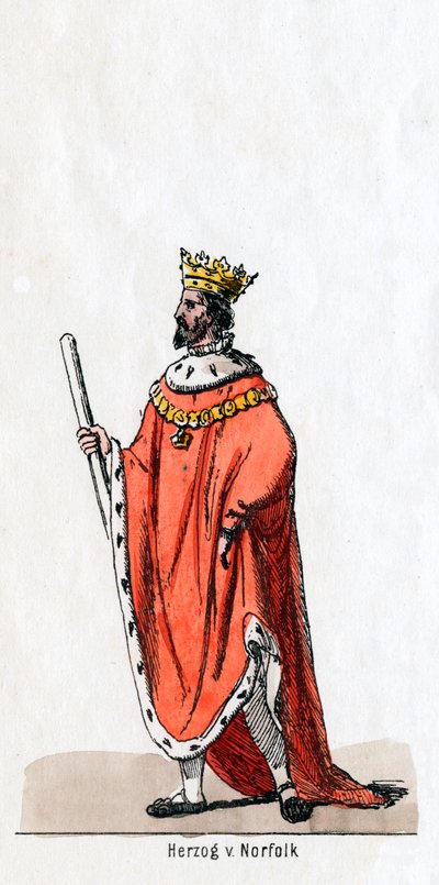 Duca di Norfolk, costume per l