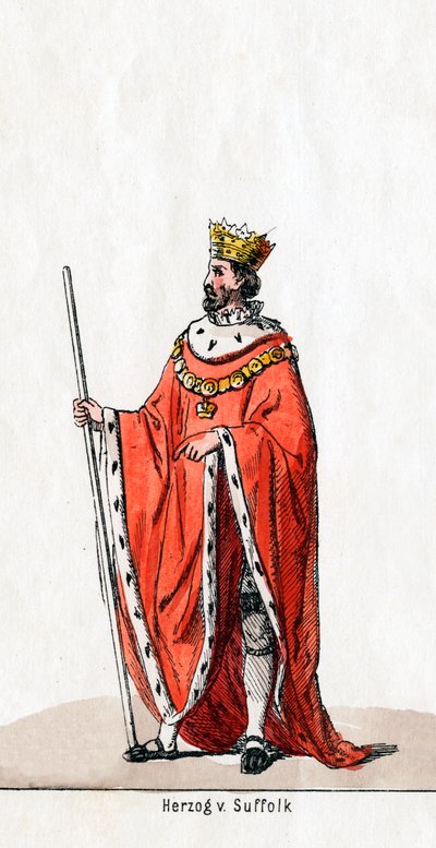 Duca di Suffolk, costume per l