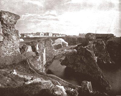 Castello di Dunbar, East Lothian, Scozia, 1894 da Unbekannt