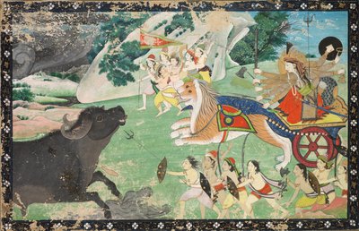 Durga che uccide Mahisha da Unbekannt