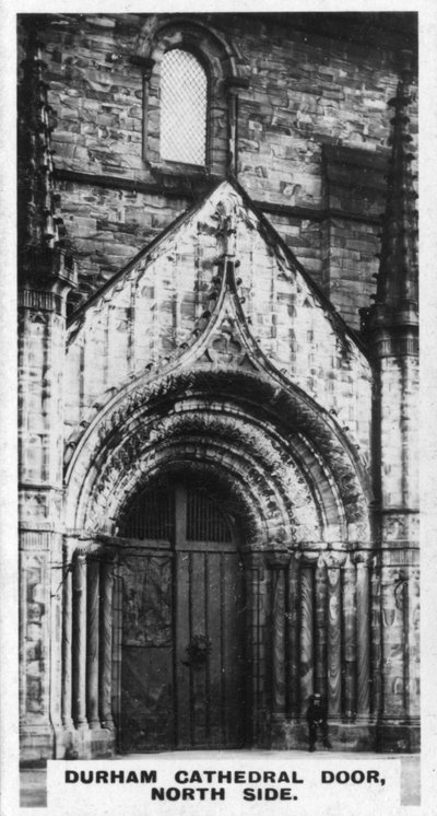 Porta della Cattedrale di Durham, lato nord, c1920s da Unbekannt