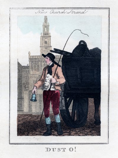Dust O!, New Church, Strand, Londra, 1805 da Unbekannt