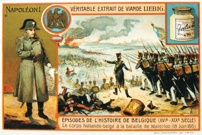 Truppe olandesi-belghe alla battaglia di Waterloo da Unbekannt