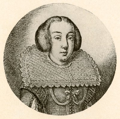 Signora olandese, capelli acconciati a sbuffi ai lati, 1645, 1937 da Unbekannt