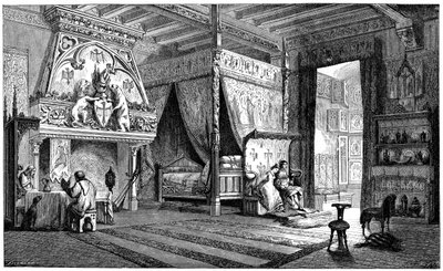 Sala di un signore del XIV secolo, 1870 da Unbekannt
