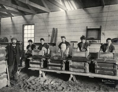 Miscelazione della dinamite, Ardrossan, 1897 da Unbekannt