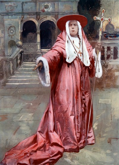 ES Willard in Il Cardinale, c1902 da Unbekannt