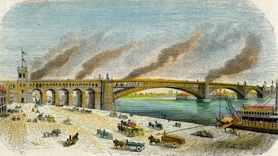 Ponte Eads, St Louis, Missouri, USA, c1874 da Unbekannt