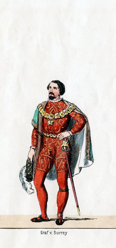 Conte del Surrey, costume per l