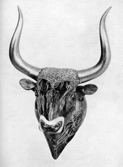Antico vaso cretese per libazioni, trovato a Knossos, 1933-1934 da Unbekannt