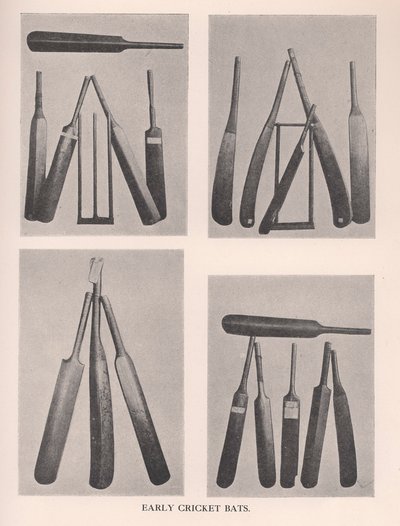 Primi mazze da cricket, 1912 da Unbekannt