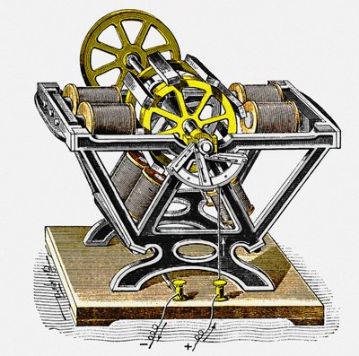 Primo motore elettrico, progettato e costruito dal fisico e ingegnere Moritz von Jacobi da Unbekannt