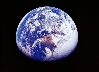 La Terra dallo spazio, fotografata dalla navicella Apollo 16 da Unbekannt