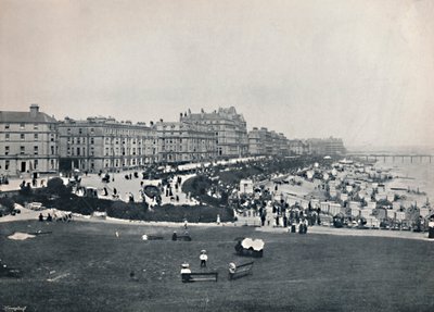 Eastbourne - Vista generale dalla Wish Tower, 1895 da Unbekannt