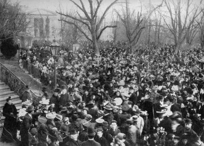 Rotolamento delle uova di Pasqua, Casa Bianca, Washington DC, USA da Unbekannt