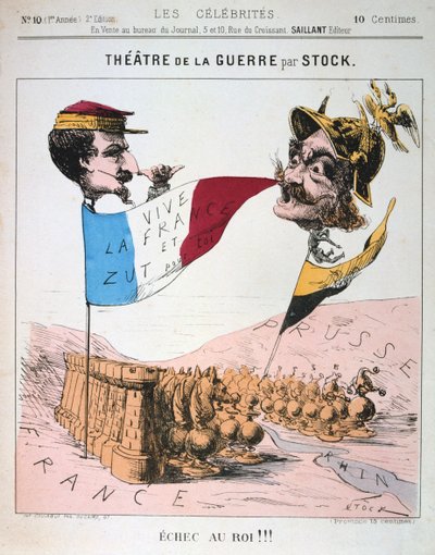 Scacco al re, Guerra franco-prussiana, 1870-1871 da Unbekannt