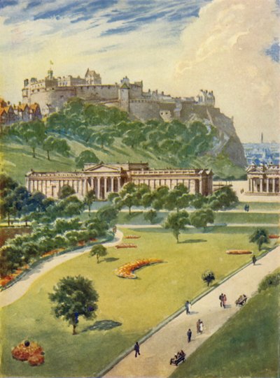 Castello di Edimburgo, c1948 da Unbekannt