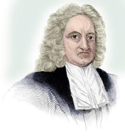Edmond Halley, astronomo, matematico, meteorologo e fisico inglese, c1850 da Unbekannt