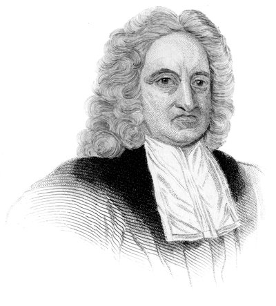 Edmond Halley, astronomo, matematico, meteorologo e fisico inglese, c1850 da Unbekannt