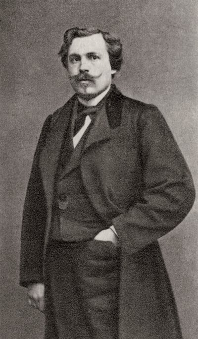 Edmond de Goncourt, autore francese, 1868 da Unbekannt