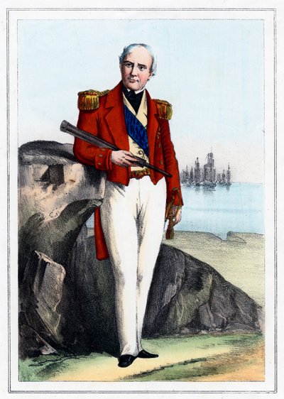 Edmund Lyons, 1° Barone Lyons, comandante navale britannico, 1857 da Unbekannt