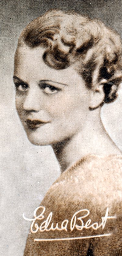Edna Best 1900-1974, attrice britannica di teatro e cinema, 1935 da Unbekannt