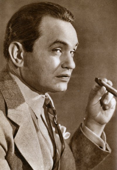 Edward Goldenberg Robinson, attore teatrale e cinematografico americano, di origine rumena da Unbekannt