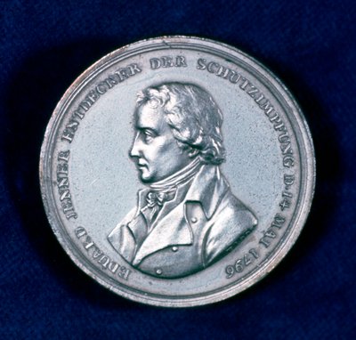 Edward Jenner, medico inglese, 1800 da Unbekannt