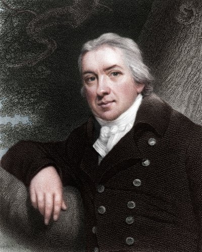 Edward Jenner, medico inglese, 1837 da Unbekannt