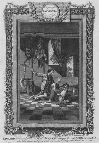Edoardo, Principe di Galles, figlio di Enrico III, uccide l