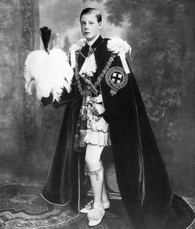Edoardo, principe di Galles come cavaliere della Giarrettiera, inizio XX secolo da Unbekannt