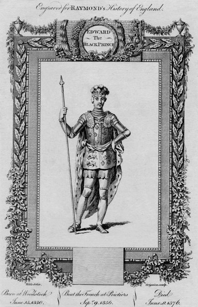 Edoardo il Principe Nero, c1787 da Unbekannt
