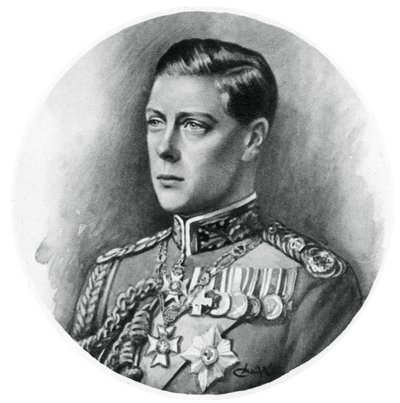 Edoardo VIII al momento della sua abdicazione, 11 dicembre 1936 da Unbekannt