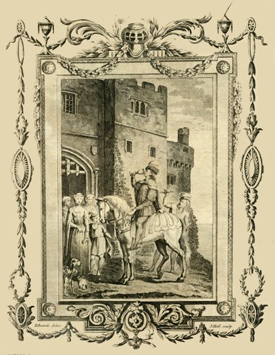 Edoardo il Martire pugnalato per ordine della matrigna Elfrida, al castello di Corfe, 978, 1783 da Unbekannt