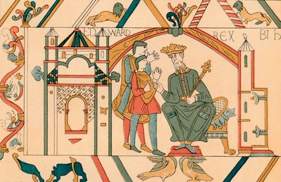 Istruzioni di Edoardo ad Harold, XIX secolo da Unbekannt