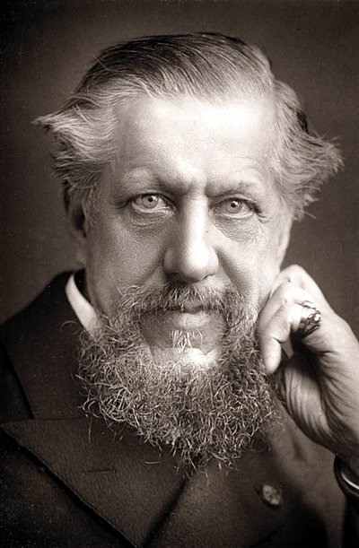 Edwin Arnold 1832-1904, orientalista, poeta e giornalista britannico, c1890 da Unbekannt
