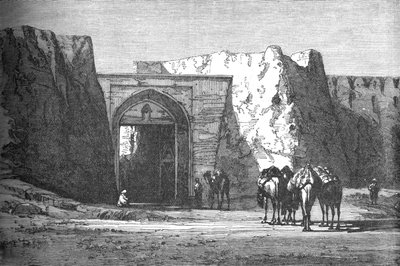 Eedgah, o Porta Nord, Candahar, c1880 da Unbekannt