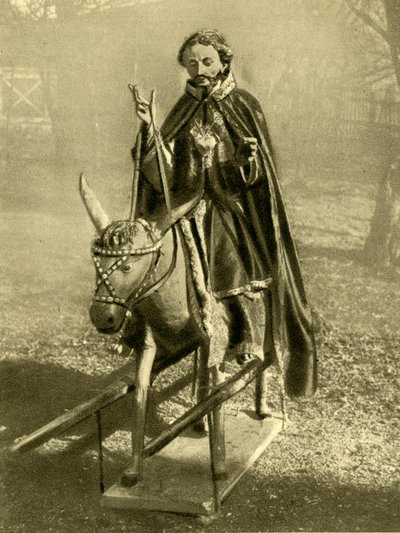 Effigie di Cristo che Cavalca un Asino, Puch bei Hallein, Austria, c1935 da Unbekannt