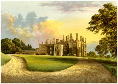 Casa Eggesford, Devon, dimora del Conte di Portsmouth, c1880 da Unbekannt