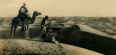 Egitto - Veduta nel deserto, c1918-c1939 da Unbekannt