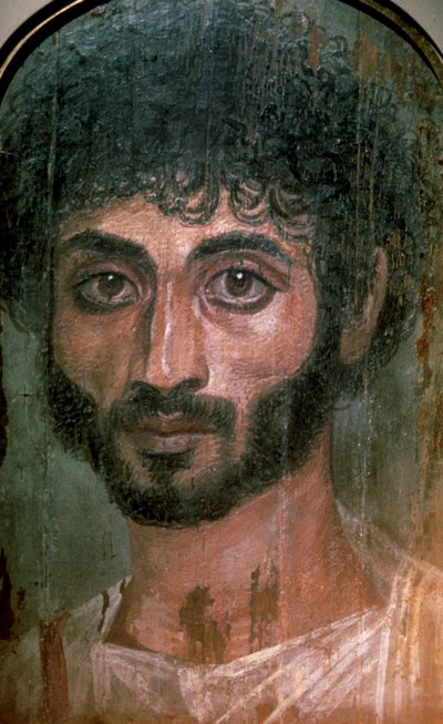 Ritratto egiziano di Fayum di un uomo, periodo romano, II secolo d.C. da Unbekannt
