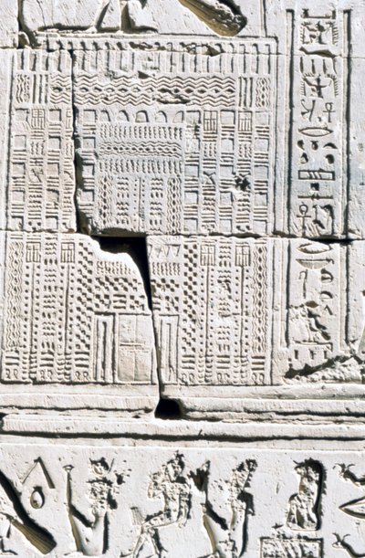 Calendario egiziano, Tempio di Kom Ombo, Egitto, II-I secolo a.C. da Unbekannt